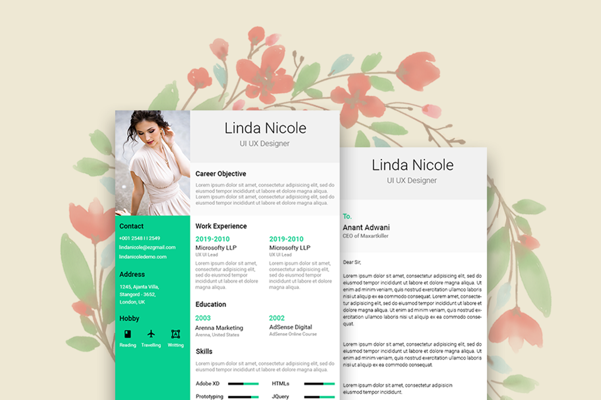 Olime Resume Template, a Resume Template by AdminUIUX (Photo 3 of 5)