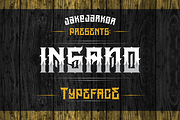 INSANO, a Blackletter Font by jakejarkor (Thumbnail 1 of 4)