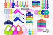 Groovy Clipart Bundle | Retro Image, an Object Illustration by GlamArtZhanna (Thumbnail 3 of 4)
