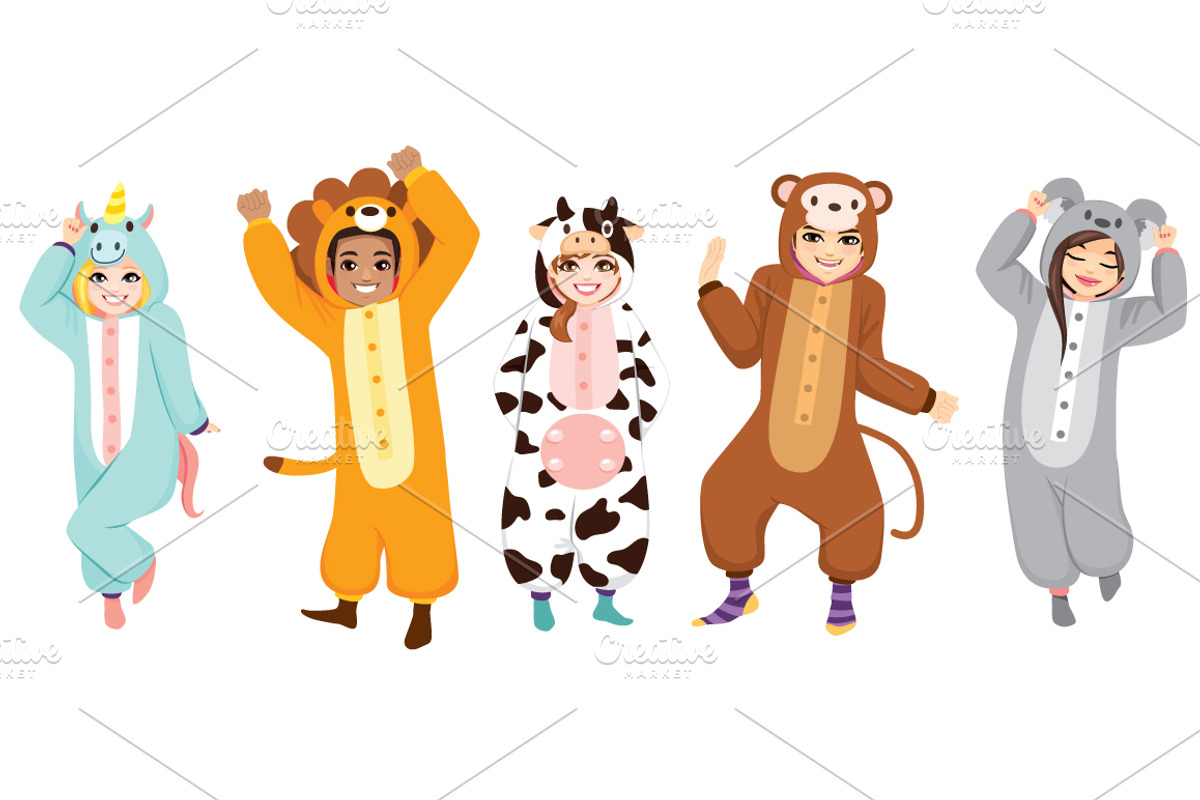 10 Funny Halloween Onesie Costumes, an Animal Illustration by Kakigori Studio (Photo 3 of 3)