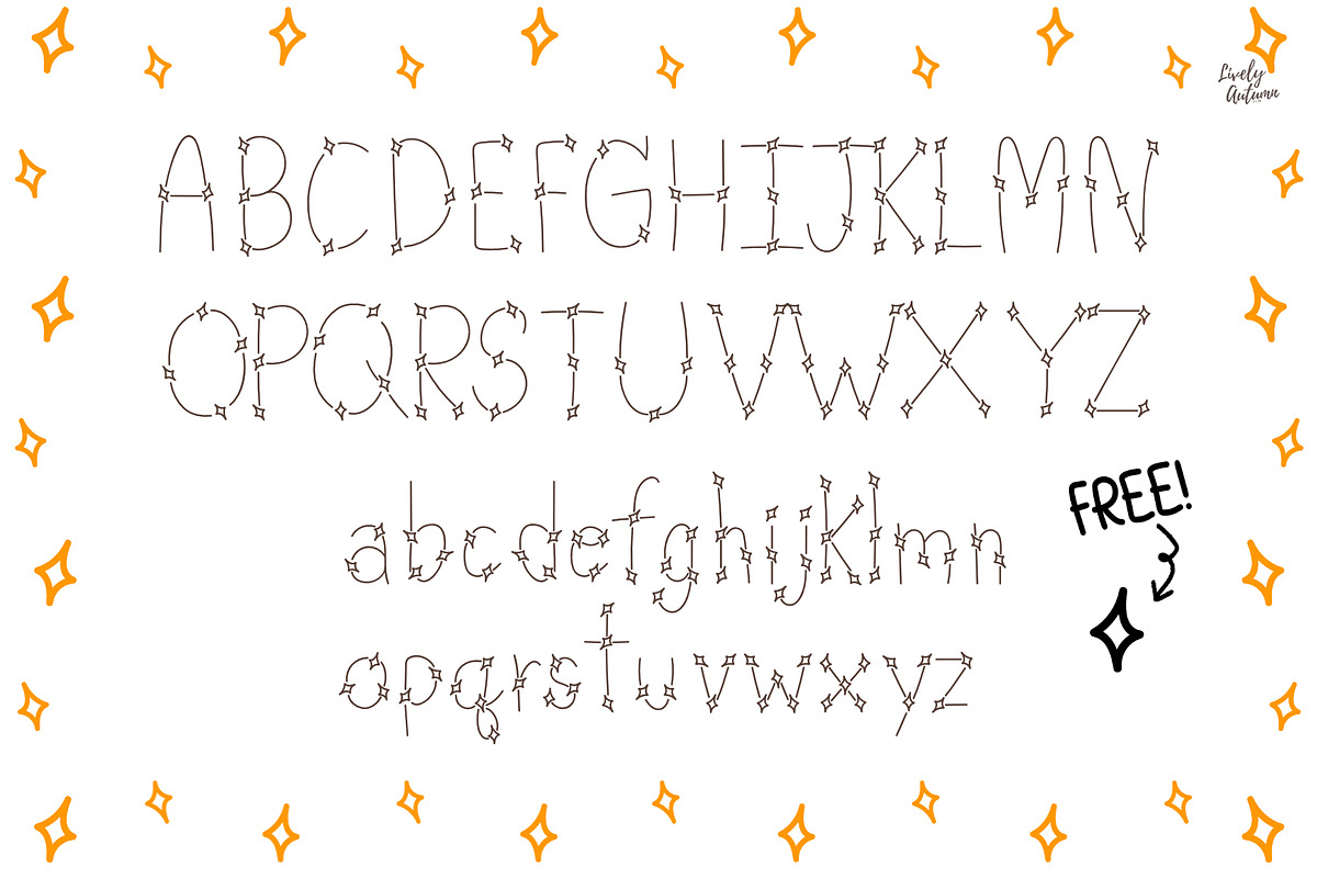Sparkle Dream | Decorative Font, a Handwritten Font by LivelyAutumn11.11 (Photo 2 of 5)