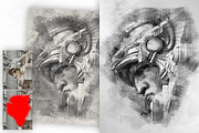 Charcoal Sketch Photoshop Action, an Action Add-On by GorynArt (Thumbnail 2 of 18)