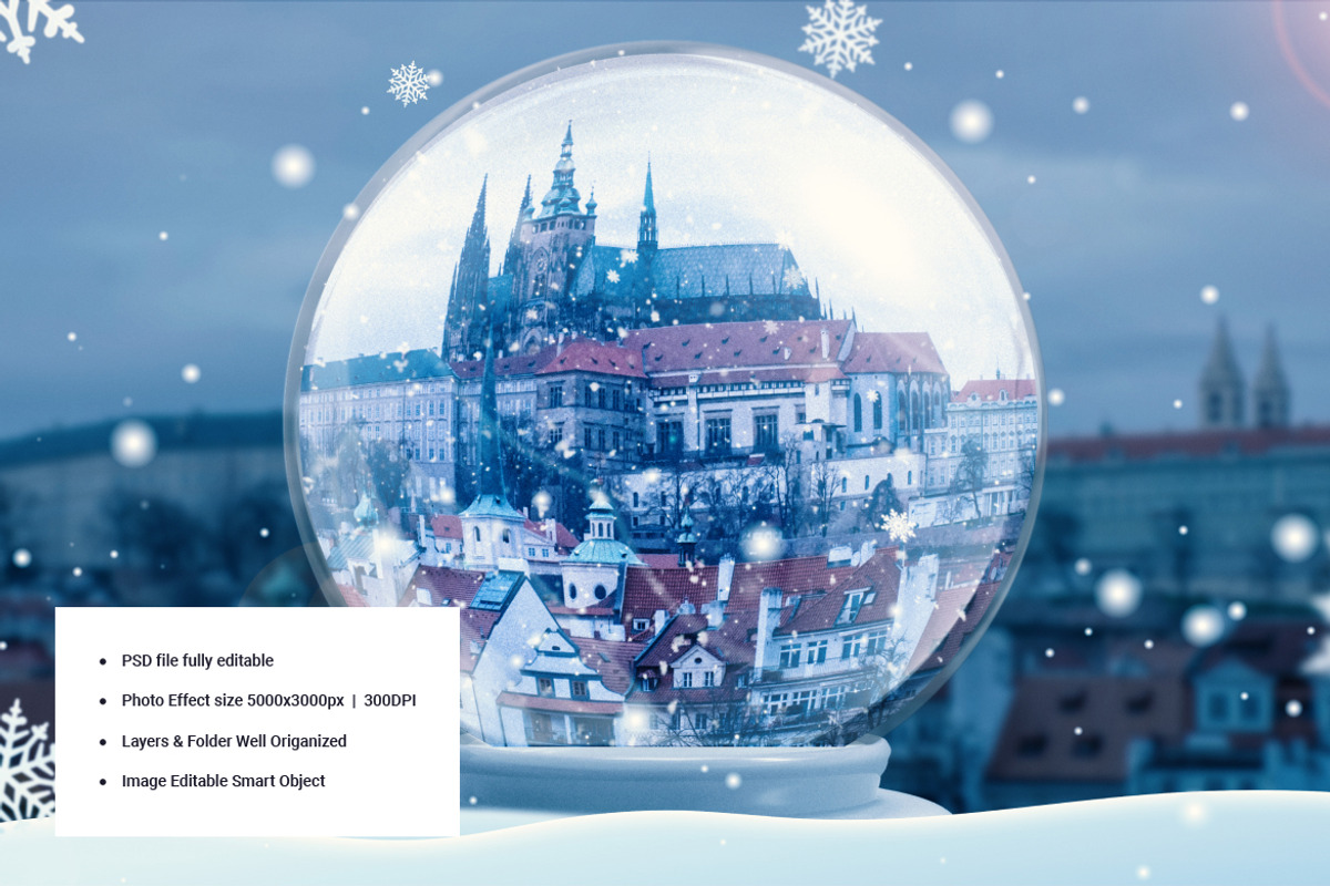 Snow Globe Photo Effect, a Layer Style Add-On by dokudokunomi (Photo 3 of 5)