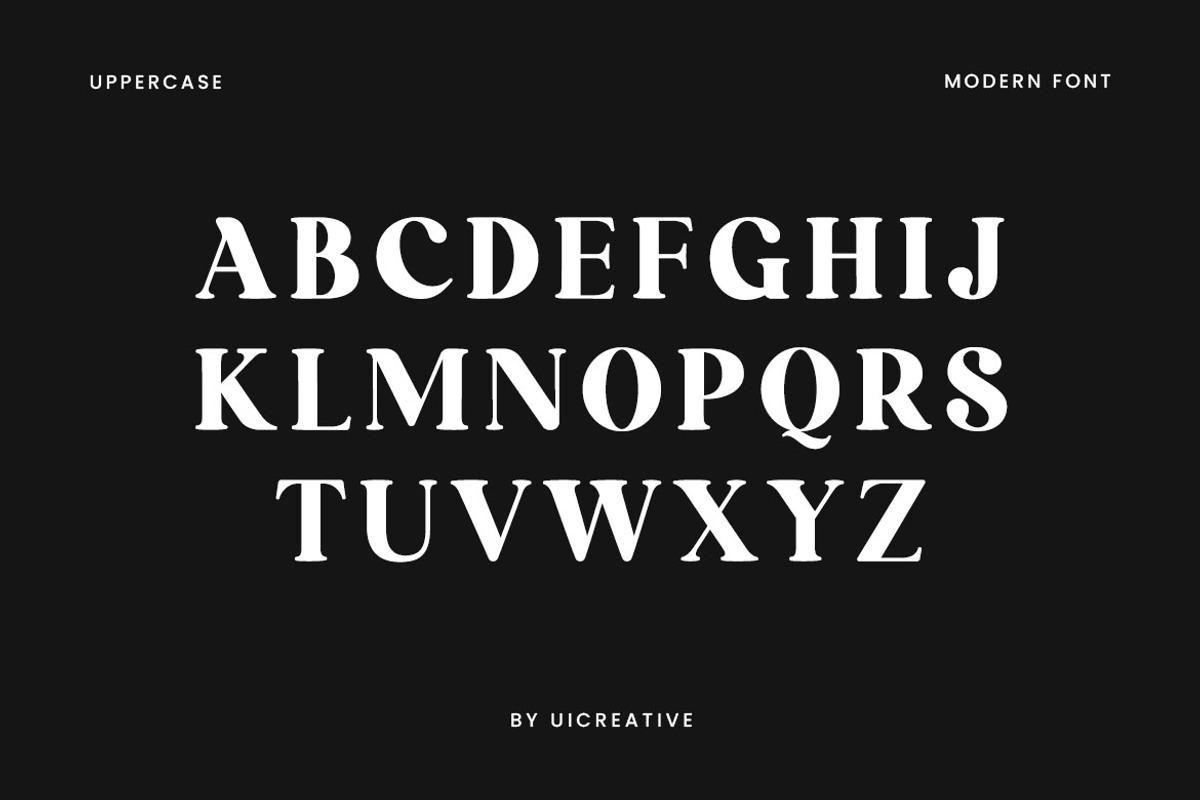 Retrograde Modern Retro Serif Font, a Serif Font by UICreative (Photo 5 of 13)