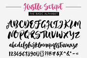 50%Off-Hustle Brush + Bonus, a Script Font by Graphic Box (Thumbnail 7 of 12)