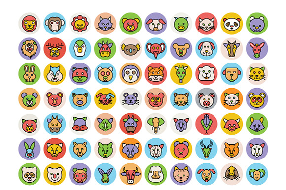 Animals Icons Set
