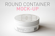 Round Cosmetic Tin Mock-Up, a Cups & Container Mockup by TSOBG (Thumbnail 1 of 14)