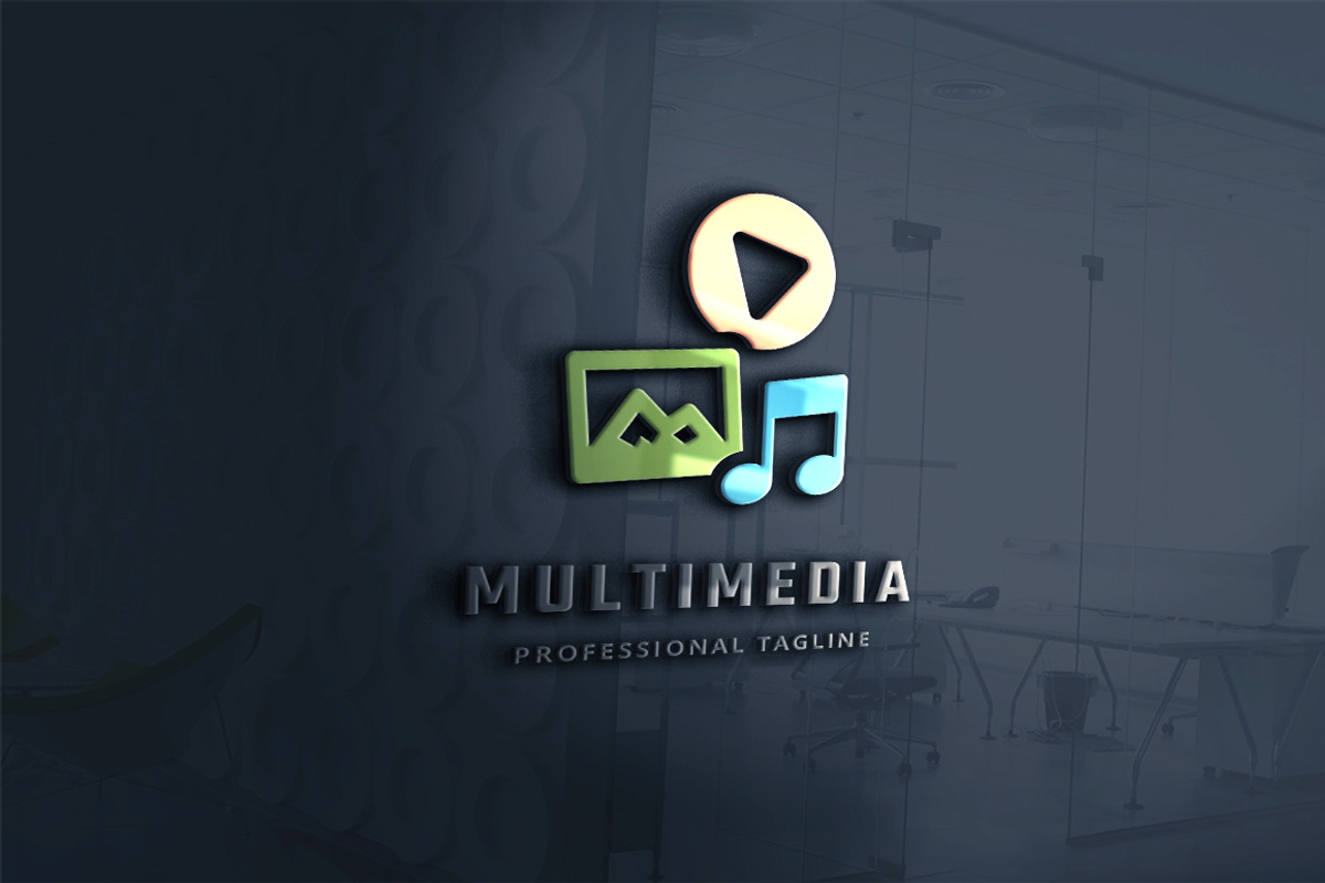 Multimedia Logo, a Branding & Logo Template by Design_Planet