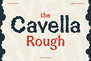 Cavella Rough, a Sans Serif Font by Craft Supply Co. (Thumbnail 1 of 8)