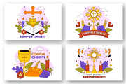 10 Corpus Christi Religious, a Seasonal Illustration by denayunebgt (Thumbnail 2 of 4)
