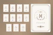 Zodiac signs and constellations card, an Object Graphic by KeronnArt (Thumbnail 3 of 5)