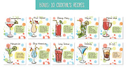 Classic Cocktails, Alcohol Drinks, a Food Illustration by Tatti Graphic Studio (Thumbnail 4 of 4)