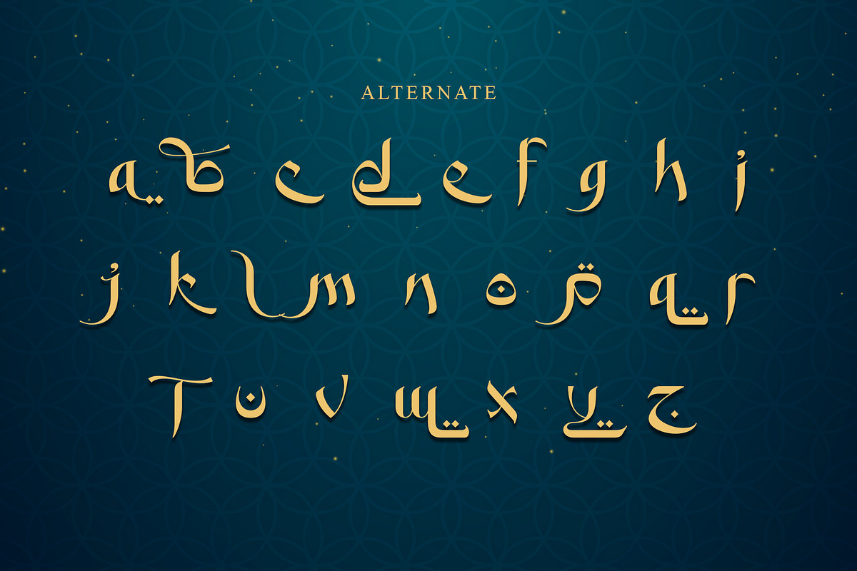 Welcome Ramadhan, a Serif Font by Letterara (Photo 10 of 13)