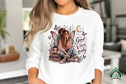 Good Vibes Only Butterfly Girl PNG, a Seasonal Illustration by Craft Nest (Thumbnail 3 of 6)