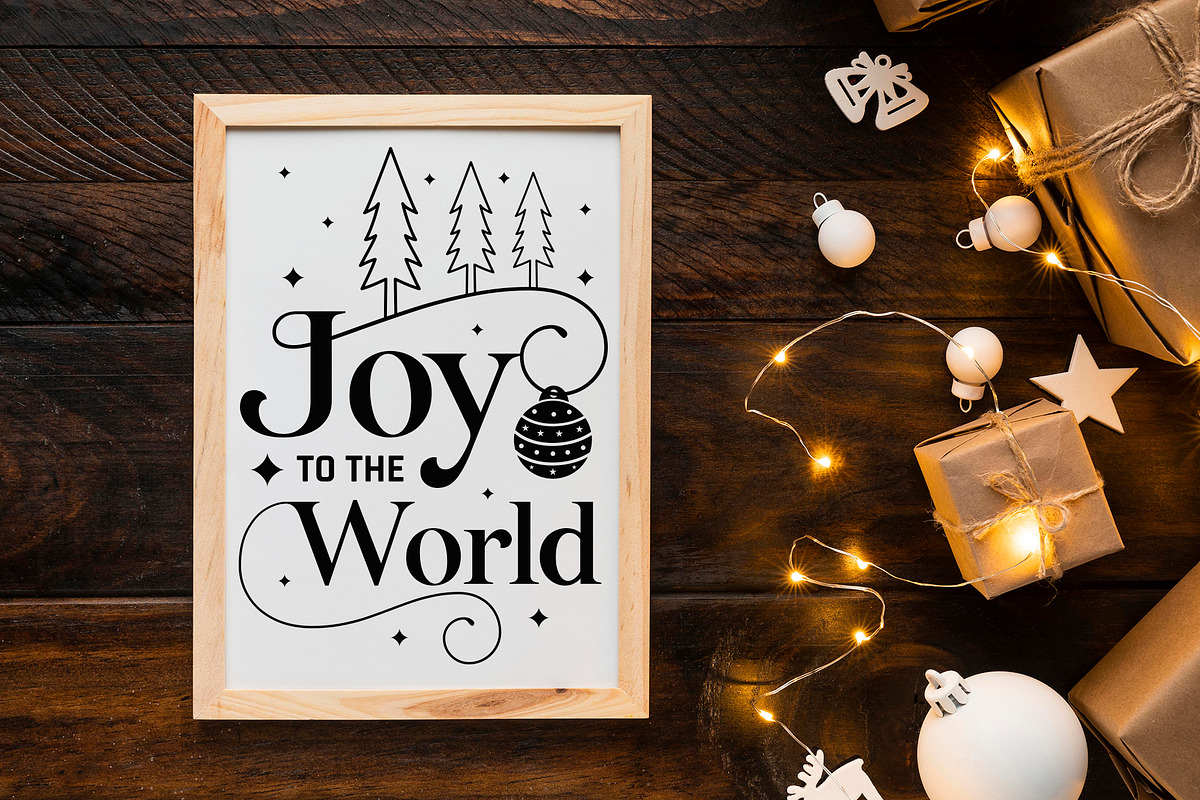 Farmhouse Christmas Sign Mega Pack, a Graphic by CraftlabSVG (Photo 15 of 17)