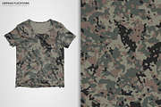 German Flecktarn Camouflage Patterns, a Pattern Graphic by 3Y_Design (Thumbnail 5 of 5)