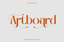 Artboard Modern Sans Serif Font