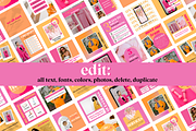 Bright Colorful Instagram Templates, a Social Media Template by Oh So Social Boutique (Thumbnail 2 of 7)