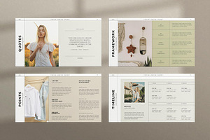 Brand Strategy CANVA InDesign Layout