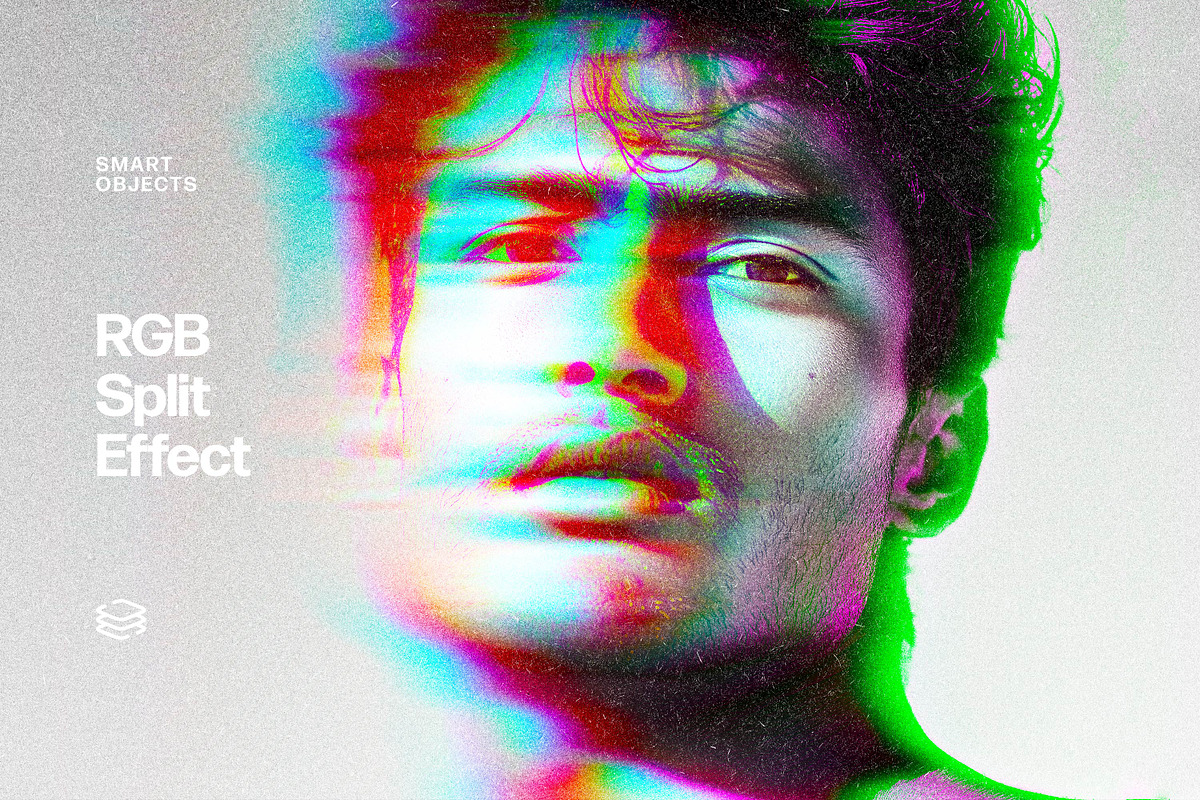 RGB Split Effect, a Layer Style Add-On by Design Squad