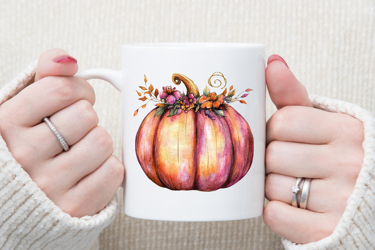 Autumn Whimsical Pumpkins Clipart, an Illustration by Sublimation Artist (Photo 5 of 6)