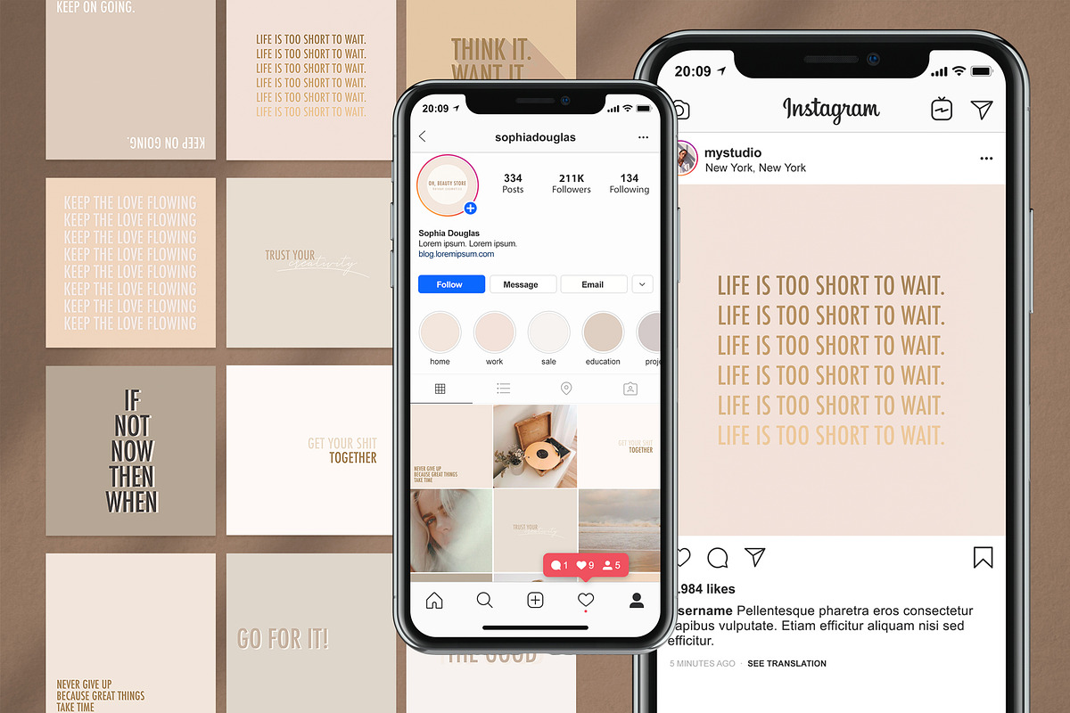 Quotes vol.1 | Instagram, Pinterest, a Social Media Template by Olg Store (Photo 5 of 7)