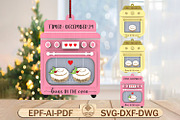 Baby Announcement Ornament Svg, a Pattern Graphic by Lasercutiny (Thumbnail 1 of 2)