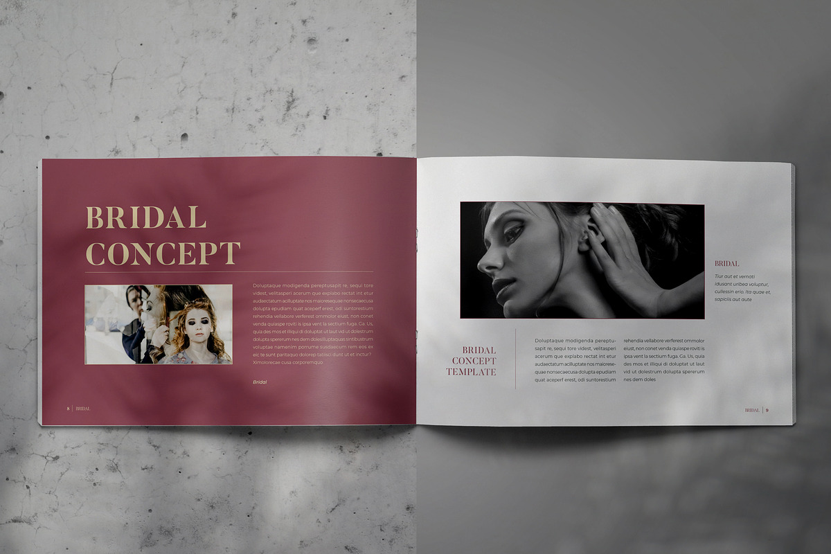 BRIDAL Lookbook Brochure Template, a Brochure Template by Indotitas (Photo 5 of 10)