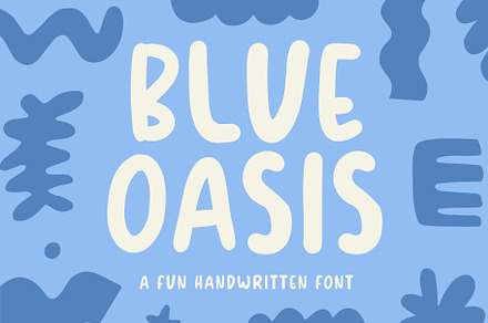 Blue Oasis - Handwritten Font, a Handwritten Font by ariodsgn