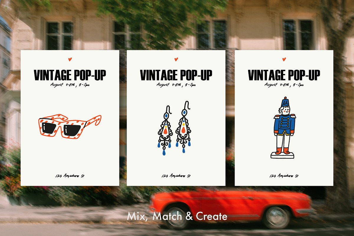Flea Market Finds: 110 Illustrations, an Object Illustration by Olly Kava (Photo 7 of 11)