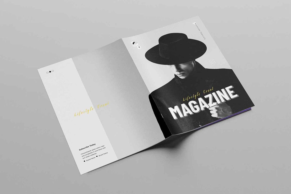 Lifestyle Trend Magazine, a Magazine Template by KreateTribe (Photo 1 of 7)
