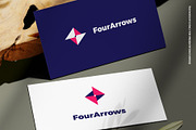 FourArrows logo, a Branding & Logo Template by MuzaInspires (Thumbnail 4 of 4)