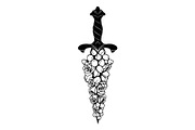 Ornamental Dagger Silhouette Bundle, an Object Illustration by Gaye Art (Thumbnail 3 of 31)