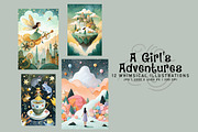 A Girl's Adventures, a Decorative Illustration by Digital Art Creations (Thumbnail 3 of 7)