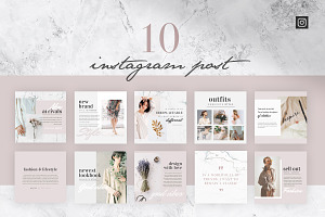 Fashion Instagram Post Pack