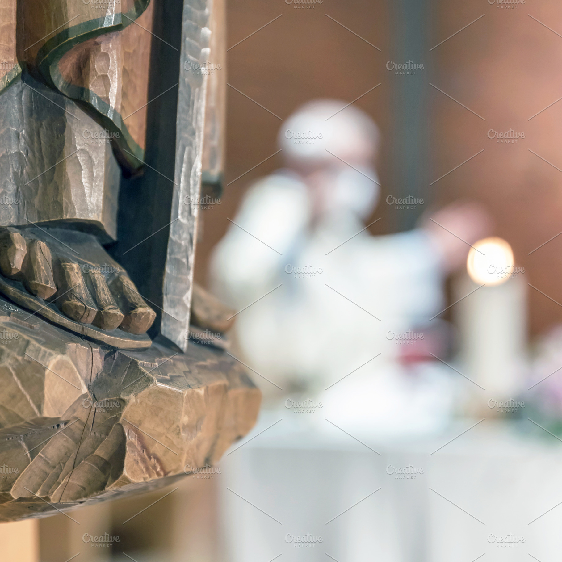 Carved wooden feet, an Abstract Photo by KYNA STUDIO