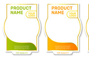 Realistic label or packaging, an Object Illustration by Vectorbuum (Thumbnail 3 of 3)