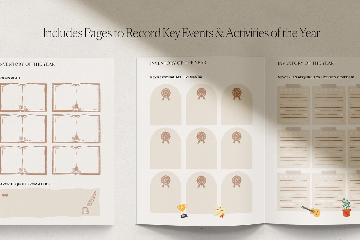 Year In Review Journal Canva, a Presentation Template by HelloKarla (Photo 4 of 6)