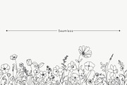 Minimal line flower botanical doodle, a Decorative Illustration by MooBeer (Thumbnail 5 of 8)