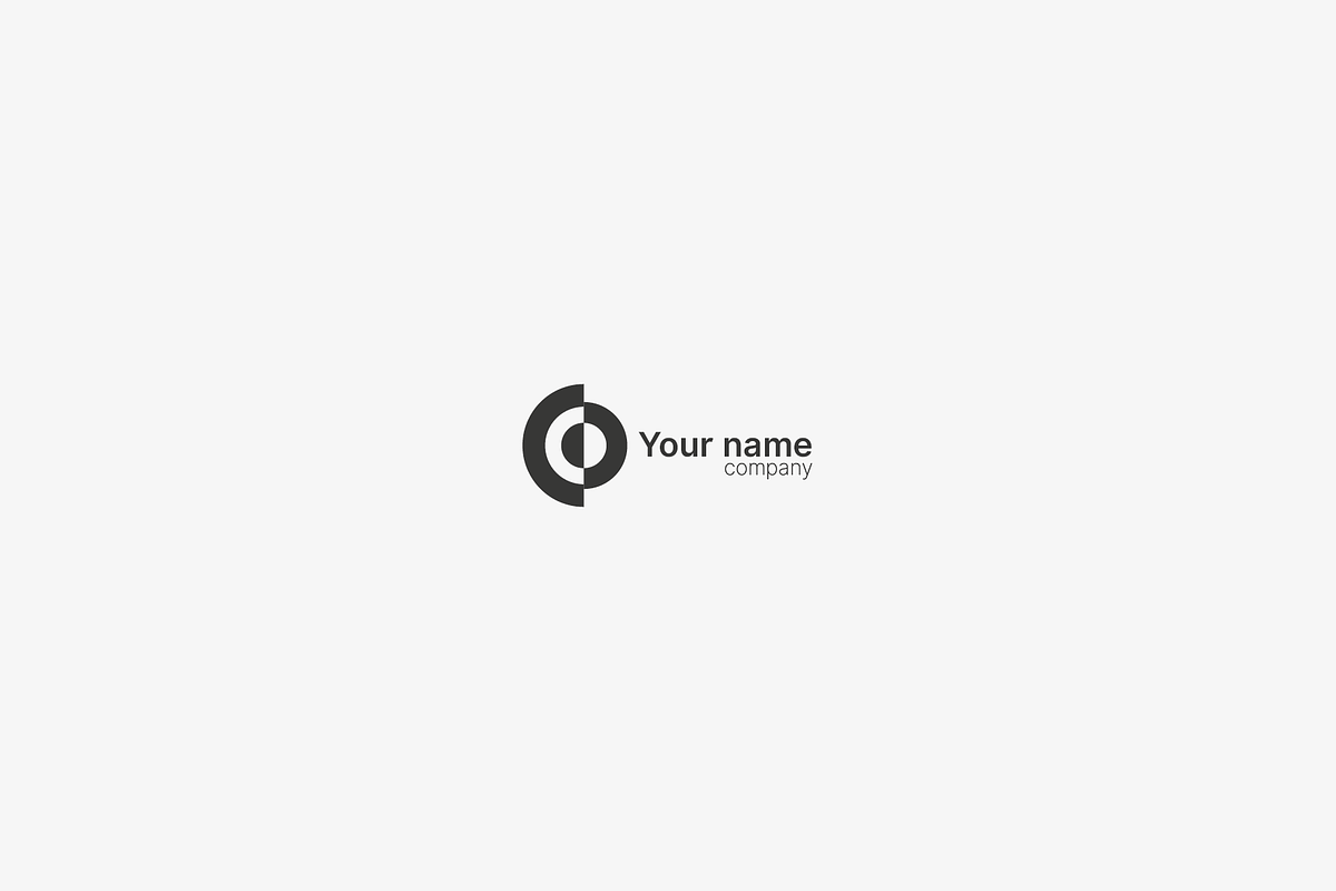 logo design circle / letter C O preview 4