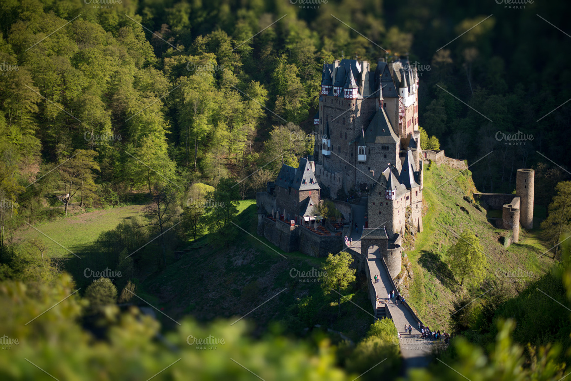 Medieval castle containing sun, castle, and old, an Architecture Photo by Screeny's Photo Bucket