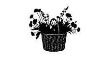 Charming flower basket wall art, an Illustration by Amazin_art (Thumbnail 7 of 32)