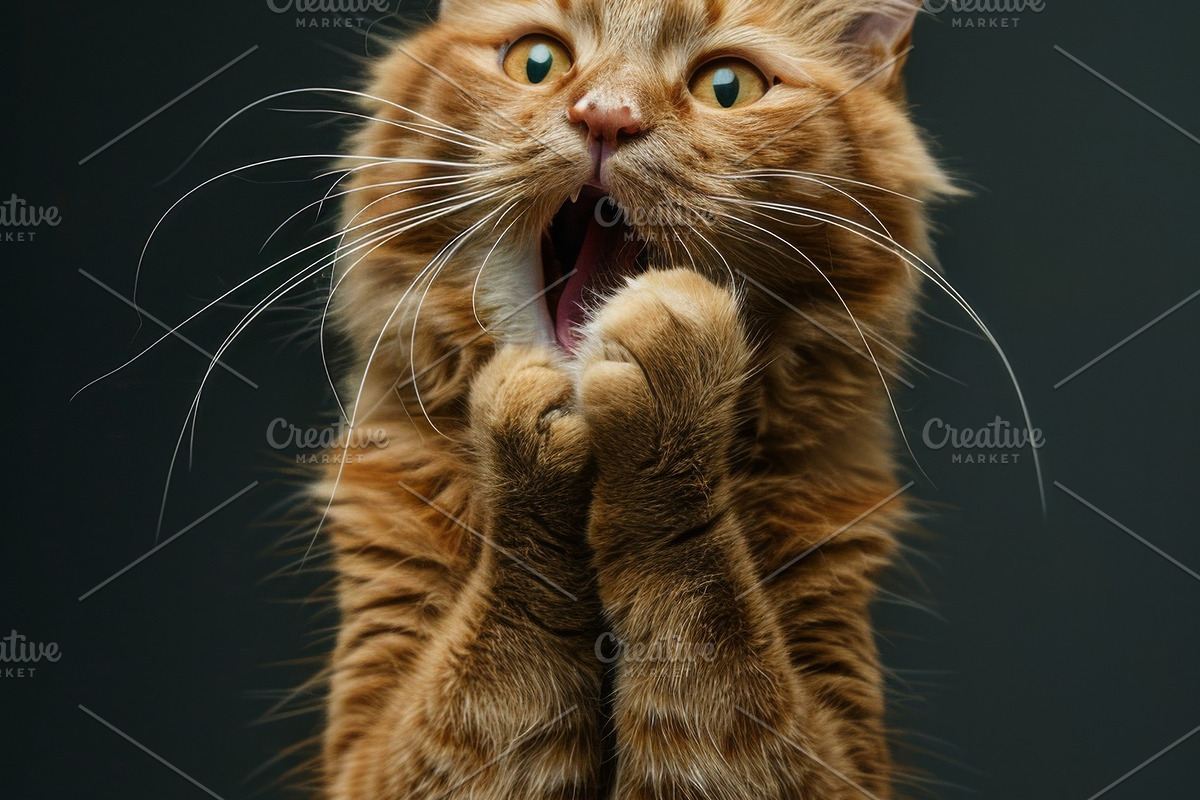 236 surprised animals, an Animal Photo by Handmadefont (Photo 37 of 241)