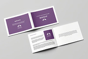 A4 Landscape Brochure Mockup, an Advertising Mockup by Hubzway (Thumbnail 2 of 7)