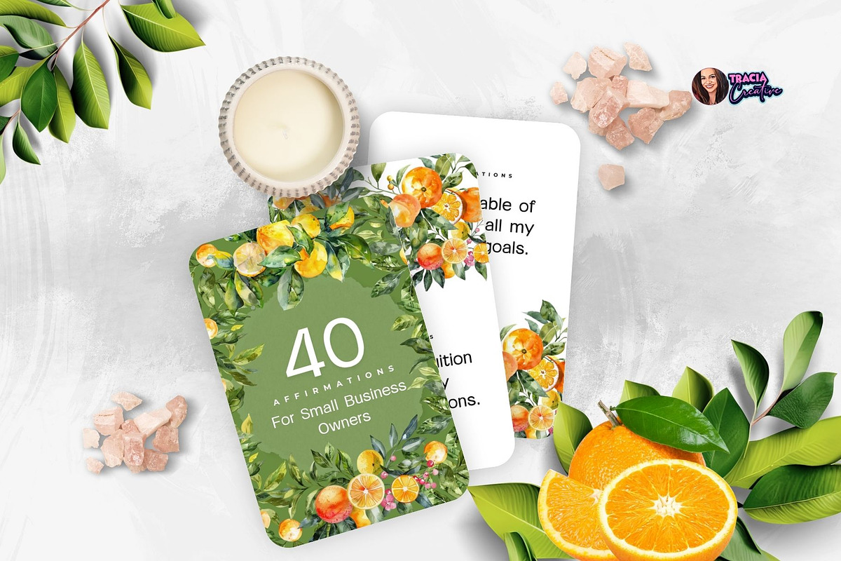 40 Affirmations for Small Business, a Stationery Template by Tracia Creative (Photo 3 of 6)