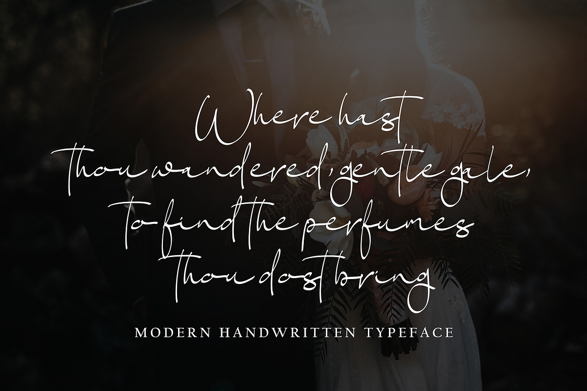 Frans Eliot, a Handwritten Font by pineungtype (Photo 4 of 6)