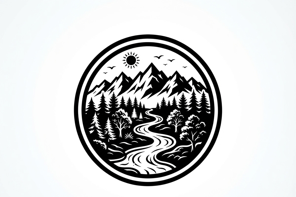 60 Eco Globe Landscape Silhouette, a Technology Illustration by Amazin_art (Photo 29 of 29)
