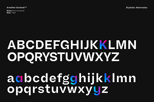 Another Grotesk Text Family