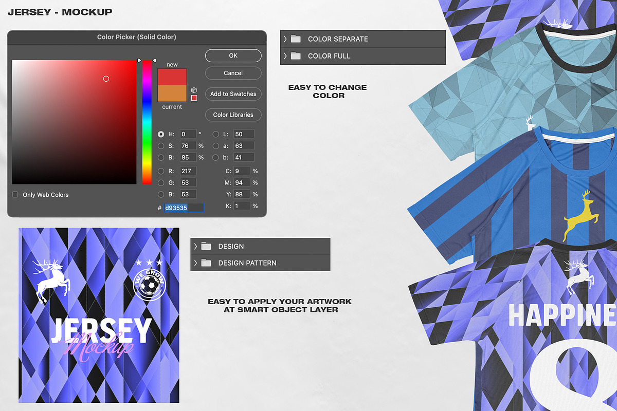 Jersey - Mockup, a Shirt Mockup by DaldSgh (Photo 11 of 15)