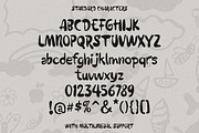 Wooble Ink Bold Handwritten Font, a Handwritten Font by Littlehand (Thumbnail 9 of 10)